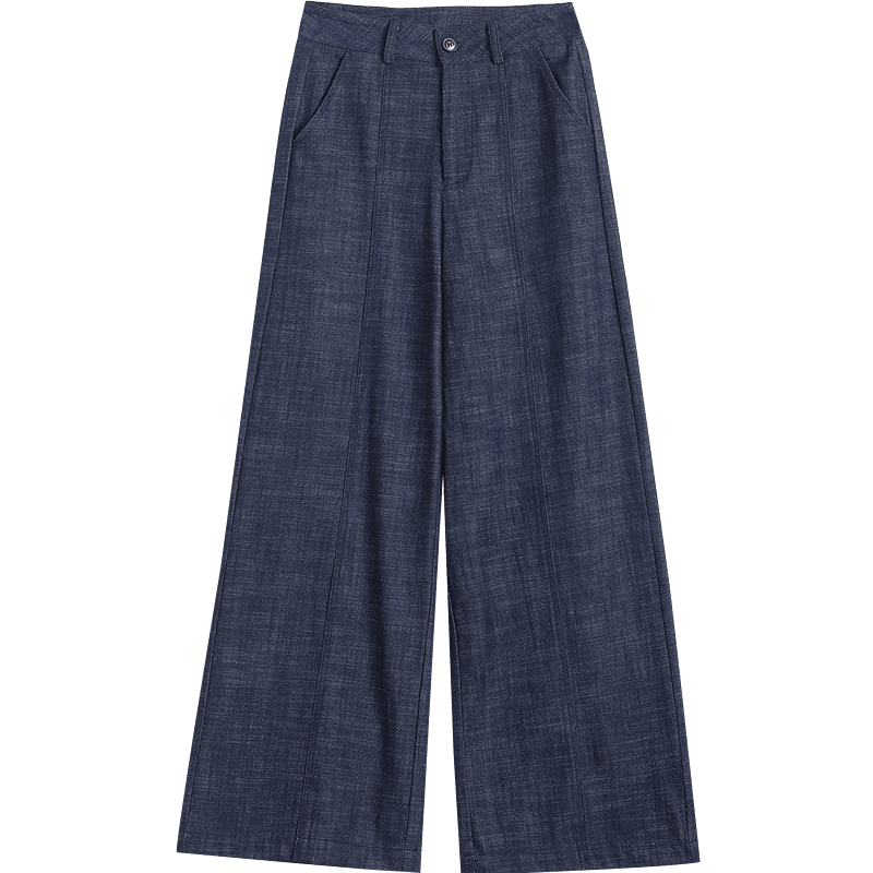 Demana Cloud Cotton Spring Nine-Point Pants Simple Straight Loose Slimming Petite Casual Pants for Women Premium Feel