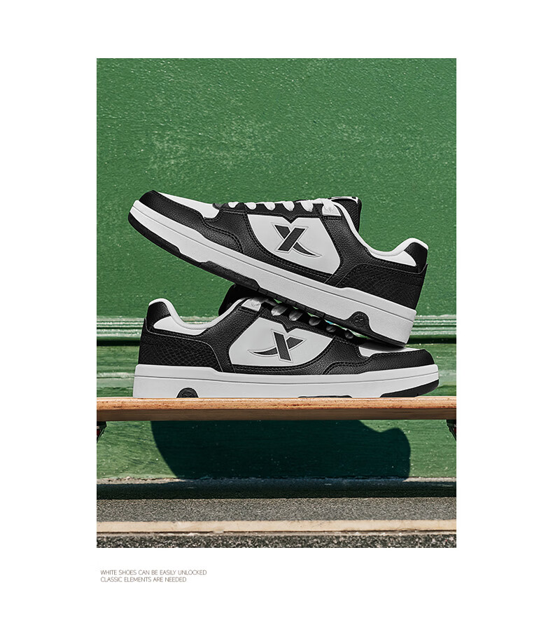 Xtep Liubai Men's Sports Sneakers Casual Breathable Lightweight Soft Elastic White Shoes for Spring and Summer 11