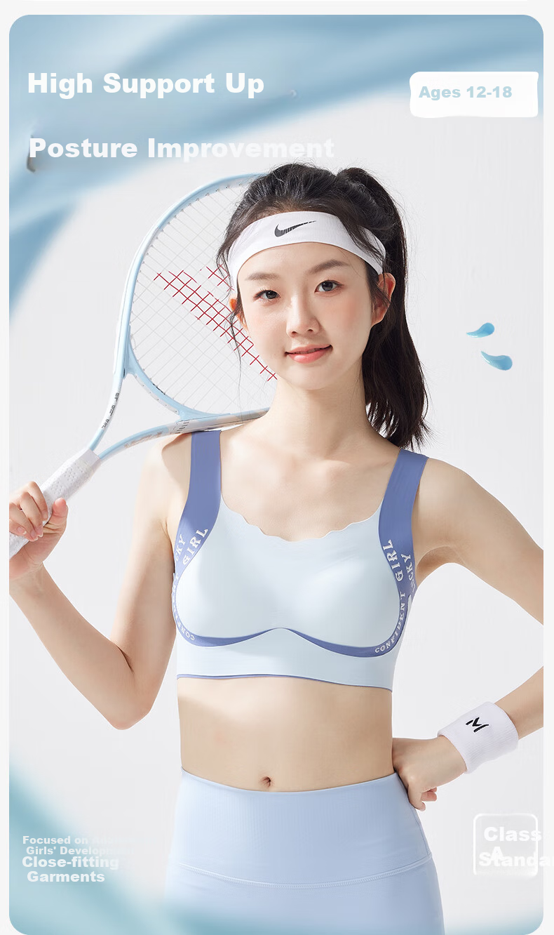 Meishianxuan Girls Development Shaping Underwear Teen Girls Vest Sports Bra for Preteens and High School Students 1