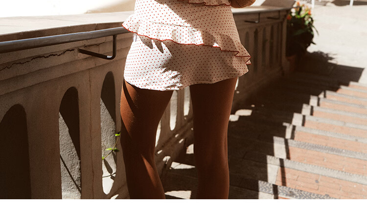 AtlanticBeach Seaside Vacation One-Piece Swimsuit 2026 New Polka Dot Cake Skirt Hot Spring Swimwear Premium Feel 20