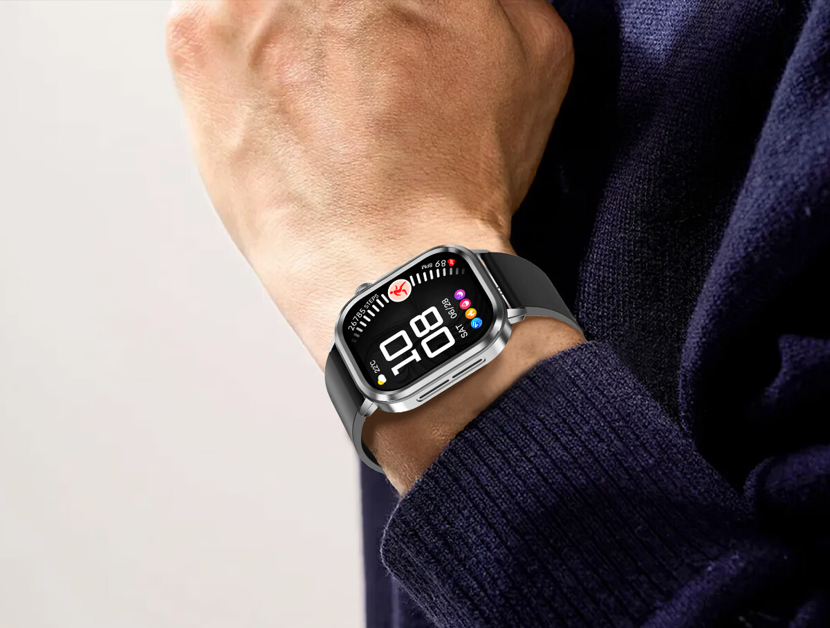 EG Smartwatch AI Multifunctional Heart Rate Health Sports HD Waterproof Watch Blood Oxygen Blood Pressure Body Fat Monitoring Bracelet 25