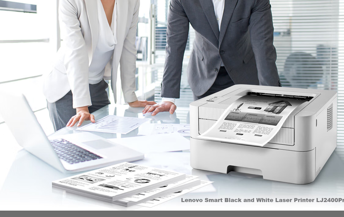 Lenovo LJ2605D Black And White Laser Automatic Duplex Printer A4 Printing Small Office Commercial Home Use Duplex Printing Supports Corporate Customizatio 1