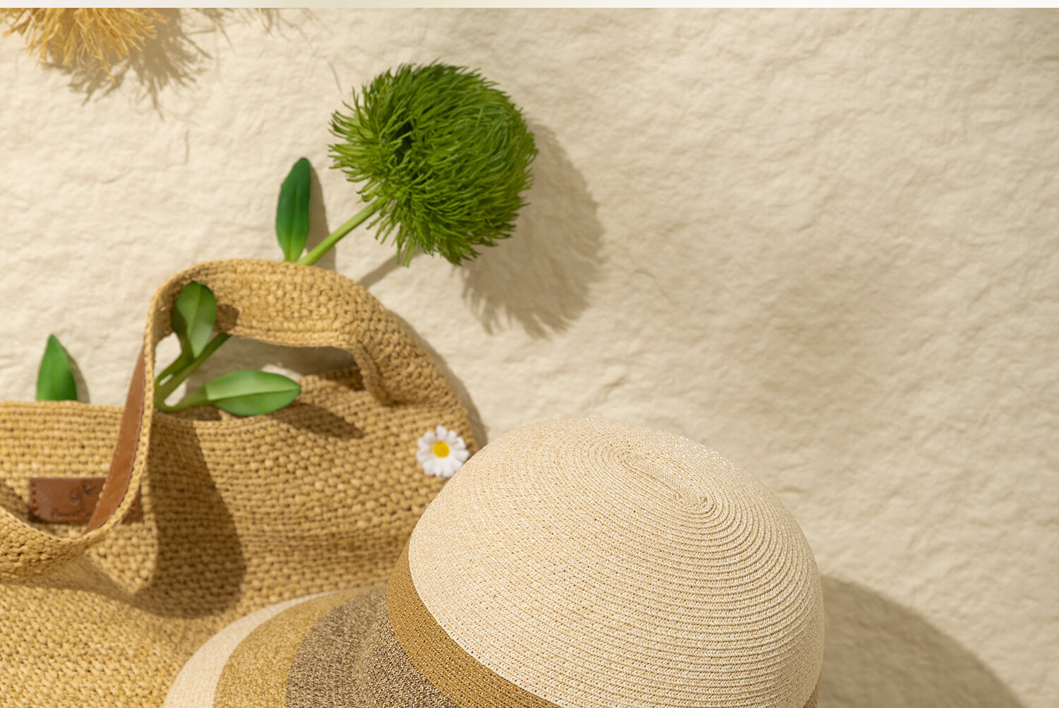 FANCET Women's Summer Straw Hat French Elegant Color-Block Wide Brim Sun Hat UV Protection Vacation Beach Hat 5