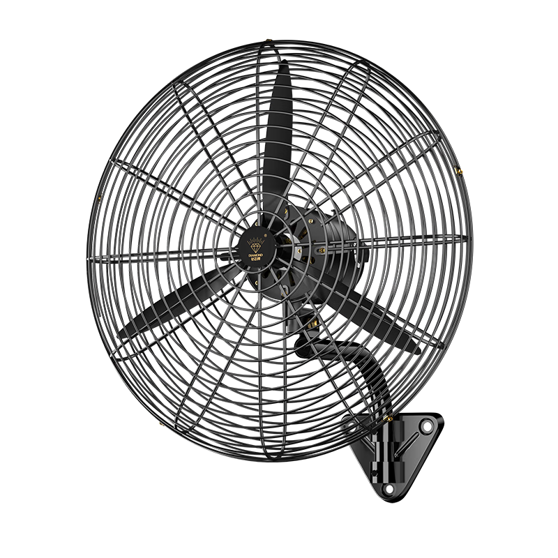 Diamond Brand Industrial Fan Powerful Large Airflow Bullhorn Fan Factory Workshop Warehouse Wall-Mounted High-Power Oscillating Fan Copper Wire Motor FW-65