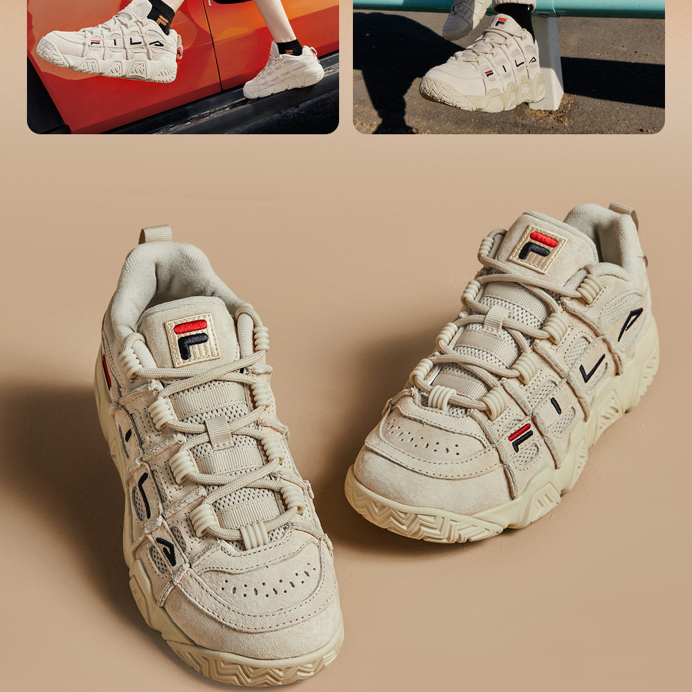 FILA FUSION Retro Bread Shoes Summer Fashion Casual Men's Sports Basketball Shoes 18