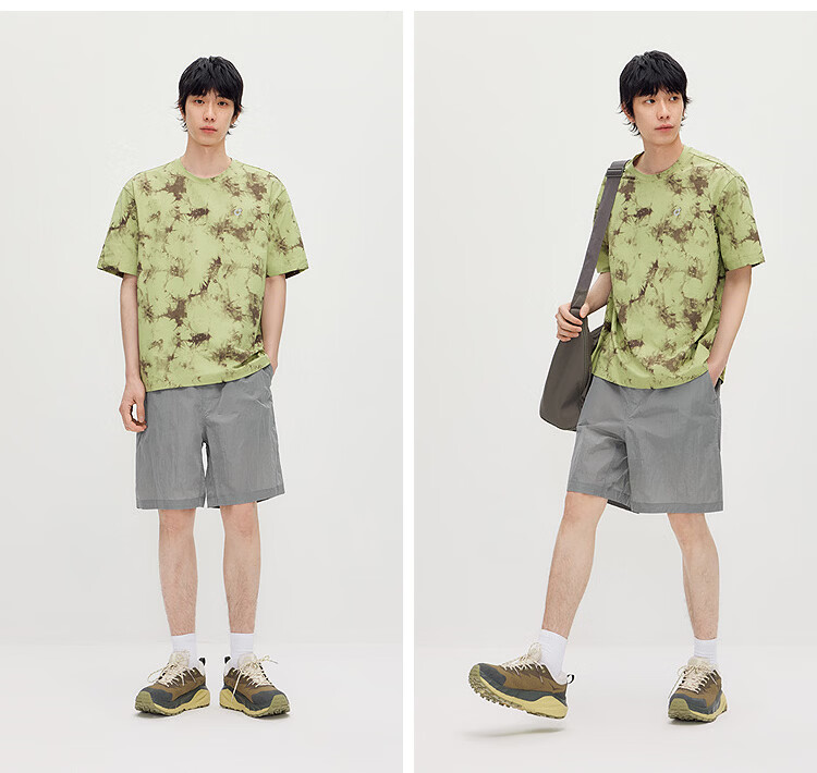 Semir Men's Casual Summer Outdoor Sports Shorts 2026 Patchwork Mesh Pocket Elastic Waist Straight Pants 109326125110 15