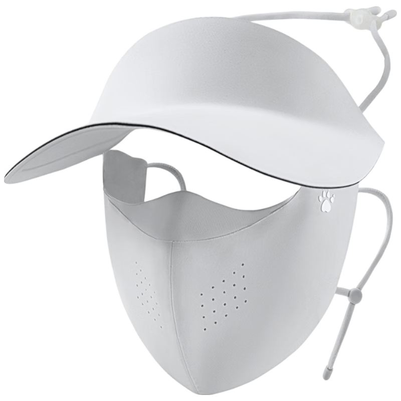 KELME Sun Protection Face Mask Hat Full Face UV Protection Ice Silk Neck Guard Face Bikini 3D High-Value Women's