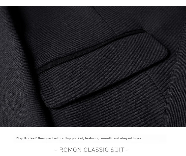 ROMON Women's Professional Blazer Simple Elegant Business Commuter Versatile Suit Jacket High-End Feel 11