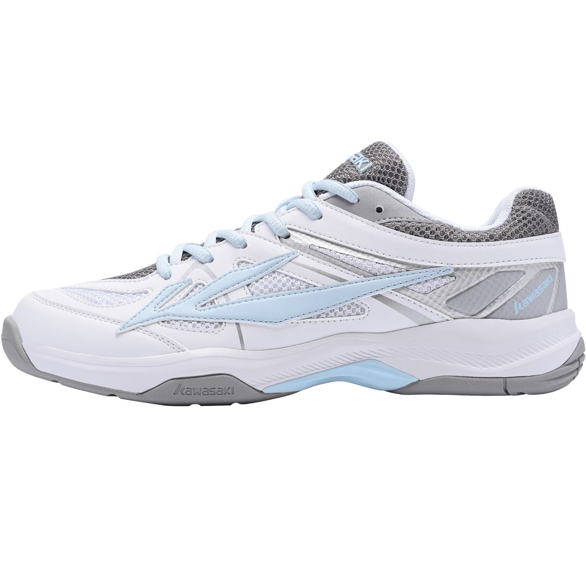 KAWASAKI Unisex Professional Carbon Plate Badminton Shoes Non-Slip Shock Absorption Indoor All-Purpose Training and Competition Sneakers