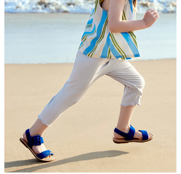 Betis Girls' Summer Thin Breathable Leggings Baby Girl Skirt Matching Anti-Mosquito Capri Pants 19