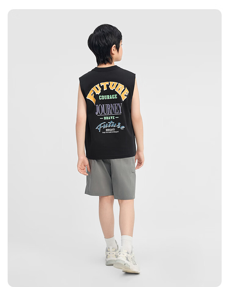 Balabala Boys Vest Set Kids Two-Piece 2026 New Summer Cool Sun Protection Moisture-Wicking Quick-Dry Trendy 21