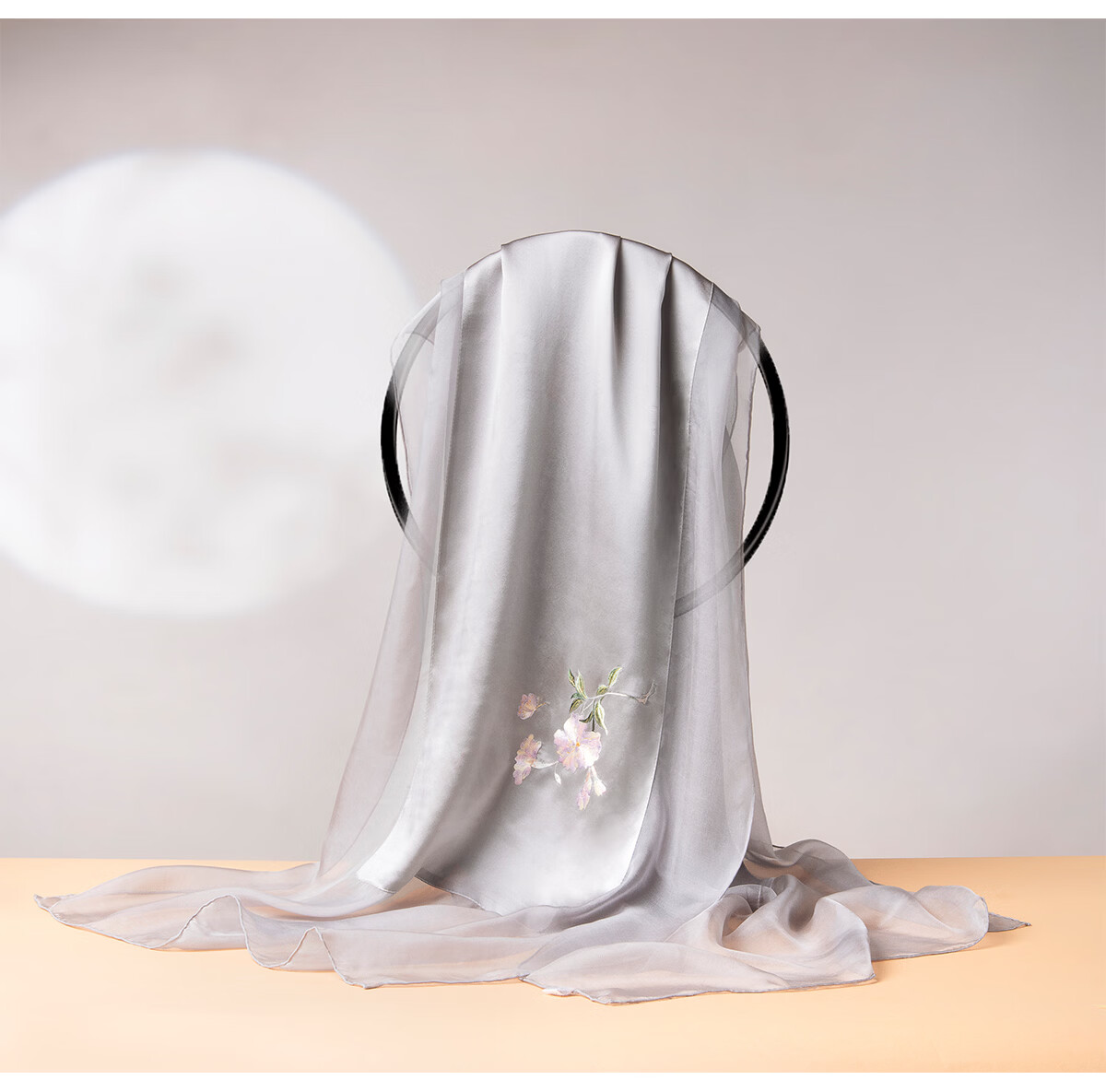 Zhijinlou 100% Mulberry Silk Scarf Non-Heritage Handmade Su Embroidery Genuine Silk Long Hangzhou Silk Shawl Birthday Gift 17
