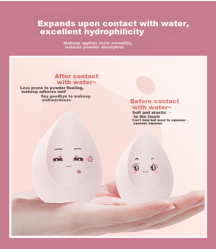 Yefili Four Strawberry Mousse Makeup Sponges Cosmetic Beauty Blenders Foundation Puff Set 10
