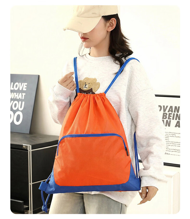 SCOGOLF Sports Backpack Unisex Gym Bag Swimming Drawstring Football Storage Sack School Basketball Bag 11