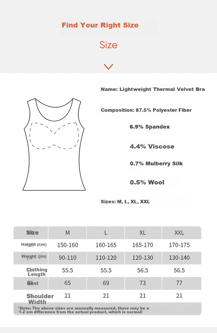 MiiOW Women's Thermal Vest with Chest Pad, Wool and Silk Blend, Gray, Size M 14