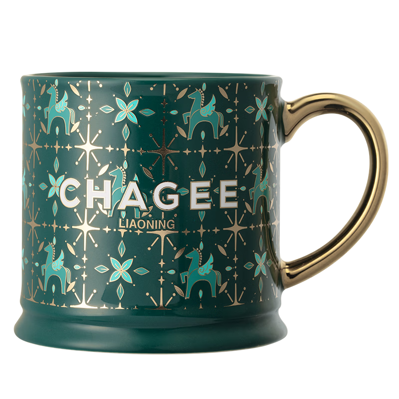 CHAGEE Liaoning City Ceramic Mug Desktop Cup Water Tea Coffee Beer Cup Household Birthday Gift