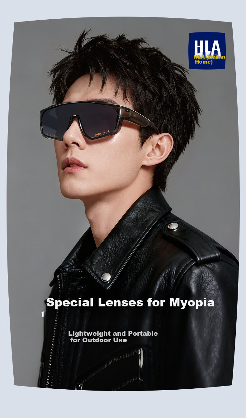 HLA Polarized Prescription Clip-On Sunglasses for Men and Women Outdoor Sports Cycling Driving UV Protection 1