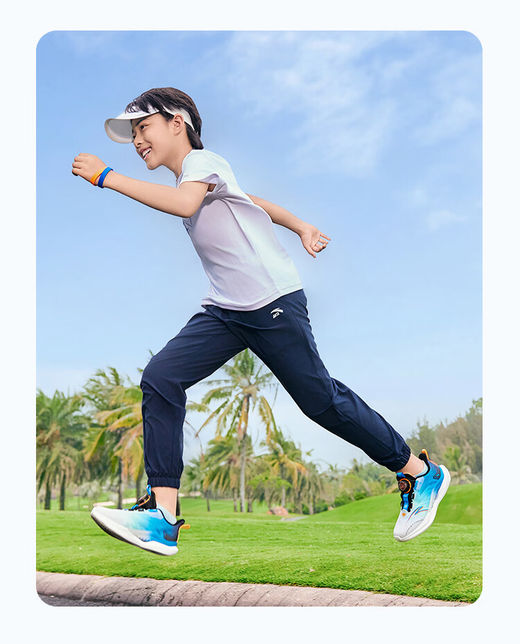 Anta Kids Sports Shoes Yufeng Running Shoes 2026 Summer Boys Breathable Running Shoes Physical Test A12525567H 13