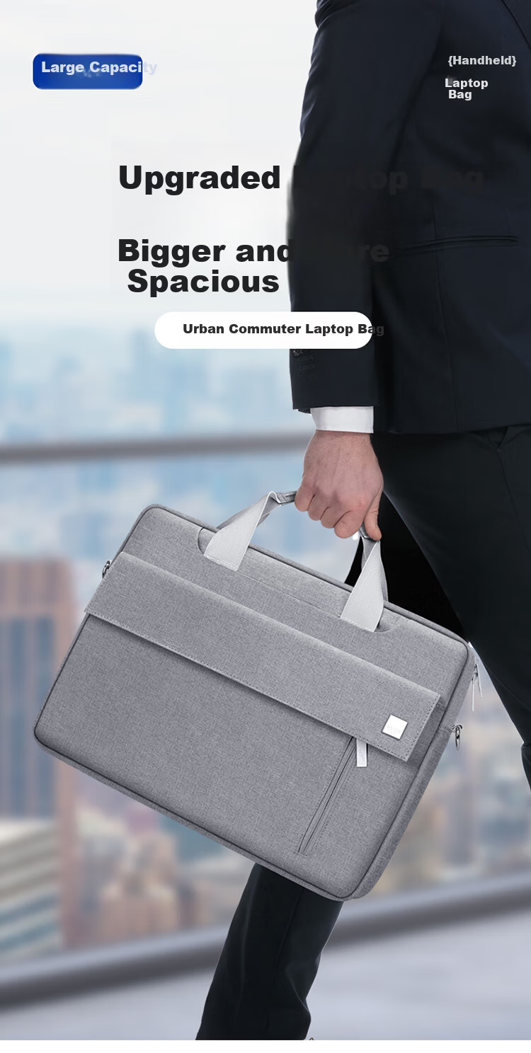 Biyoumei Laptop Bag 14 Inch Briefcase Thickened Inner Sleeve for Huawei HP Lenovo 1