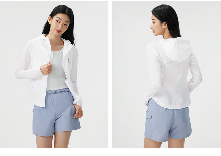 CAMEL Outdoor Original Yarn Sun Protection Jacket 2026 Spring Summer New Women's Slim Breathable Cooling Sun Protection Sports Jacket 5008 14