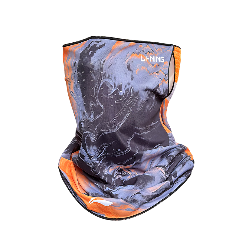 LI-NING Unisex UV Protection Sun Mask Magic Headscarf Ice Silk Neck Gaiter Summer Outdoor Cycling Breathable Sunshade