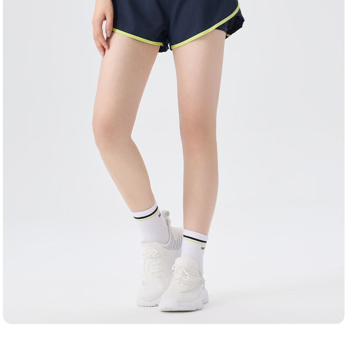 361° Women's Sports Shorts Summer New Anti-Exposure Yoga Fake Two-Piece Fitness Running Shorts 27