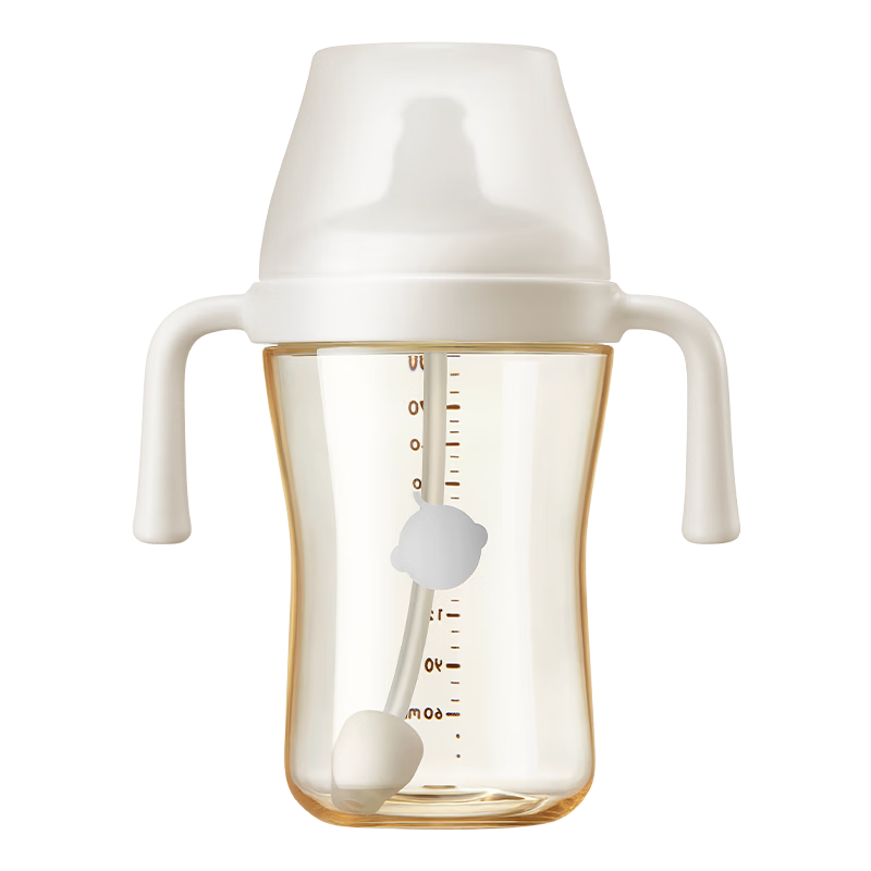 Babycare Flower Bud Cup, Breast-Like Drinking Cup for Babies And Children, with Straw, Anti-Choking Design, Suitable for 6 Months And Older