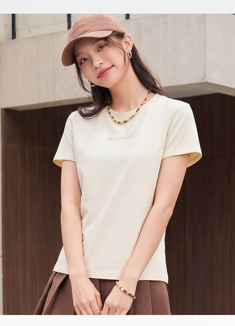 Erke Women's Crew Neck Short Sleeve Knit Shirt Summer Ice-Feel Sports T-Shirt Casual Soft Skin-Friendly Top 10