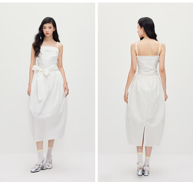 Semir Chen Duling Tulip Hem Strapless Dress Women's Summer 2026 Pure Desire Long Dress 109326114003 14