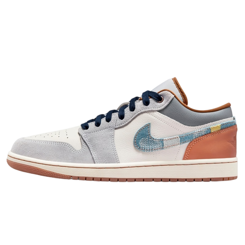 Nike NIKE Basketball Shoes Men's AJ1 Jordan 1 Sports Shoes FZ5042-041 Gray White Size 41