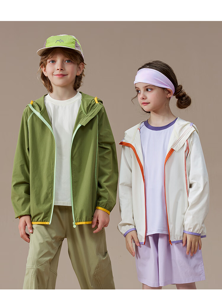 Mianzhi Kids Cooling Sun Protection Jacket UPF50+ Summer Lightweight Original Yarn UV Protection Skin Jacket Pink 160 11