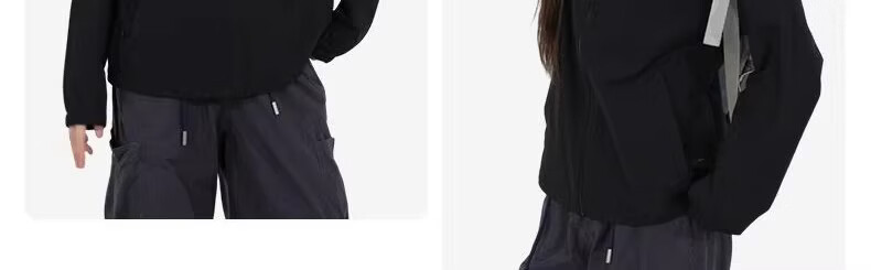 CAMEL [Dilraba Dilmurat Style] Outdoor Softshell Jacket 2026 Spring Summer Casual Hooded Couple Commuter Water-Repellent Coat 24