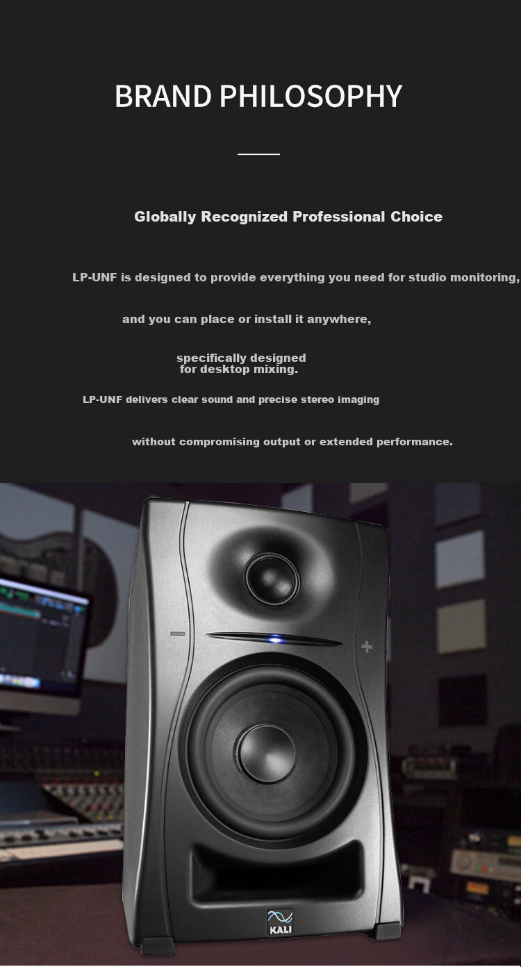 KALI LP-UNF 4.5-inch Active Bluetooth Speaker Professional Monitor Speaker Ultra Nearfield Desktop Speaker White Home Speaker 9