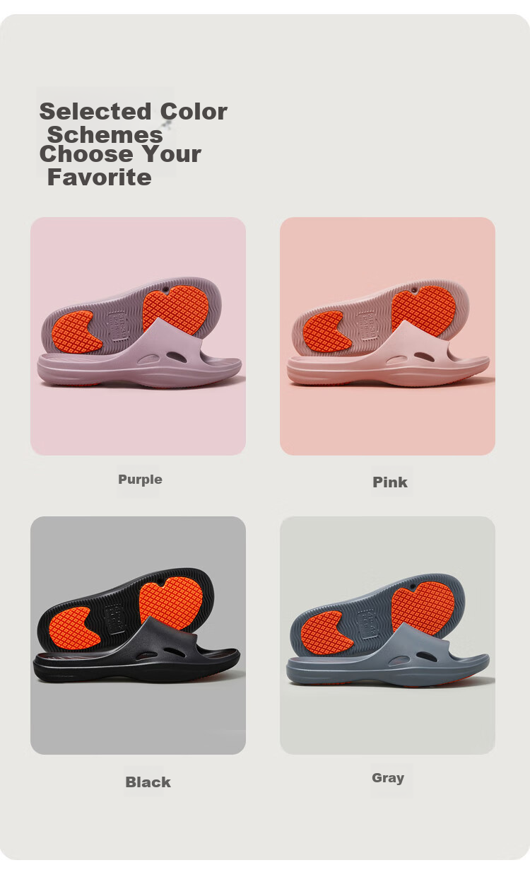 Jiayi Non-Slip Slippers for Men and Women, Home Indoor Bathroom Slippers, Elderly and Pregnant Women Professional Anti-Slip Slippers, Pink Size 36-37 JY6922 13