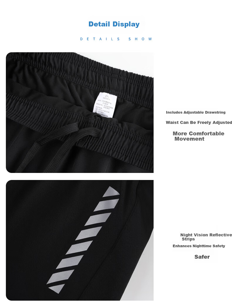 BURUITE Men's Running Shorts with Inner Liner, Three-Quarter Athletic Shorts, Summer Professional Marathon Quick-Dry 2-in-1 Fitness Pants 15