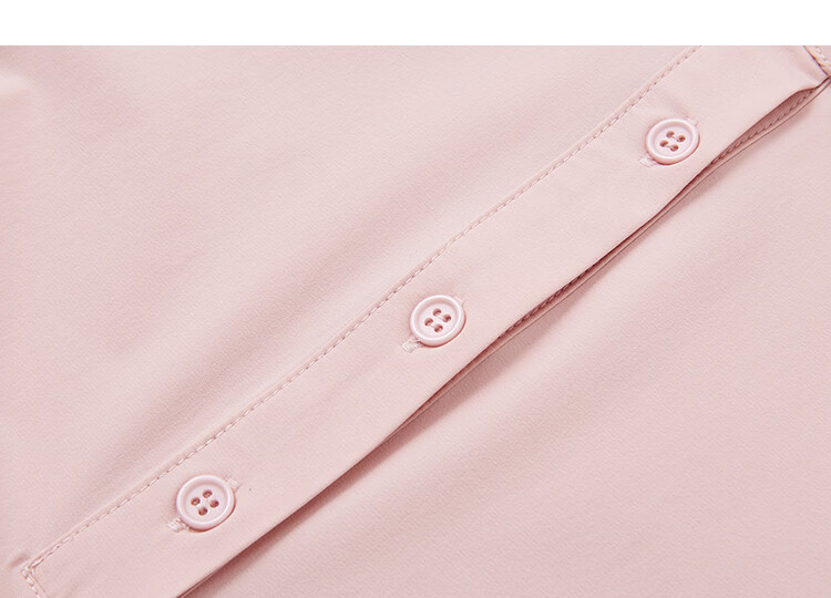 Demana [Cooling Antibacterial Anti-Mite] Summer Urban Simple Lapel Straight Slim Petite Dress for Women High-End Feel 17