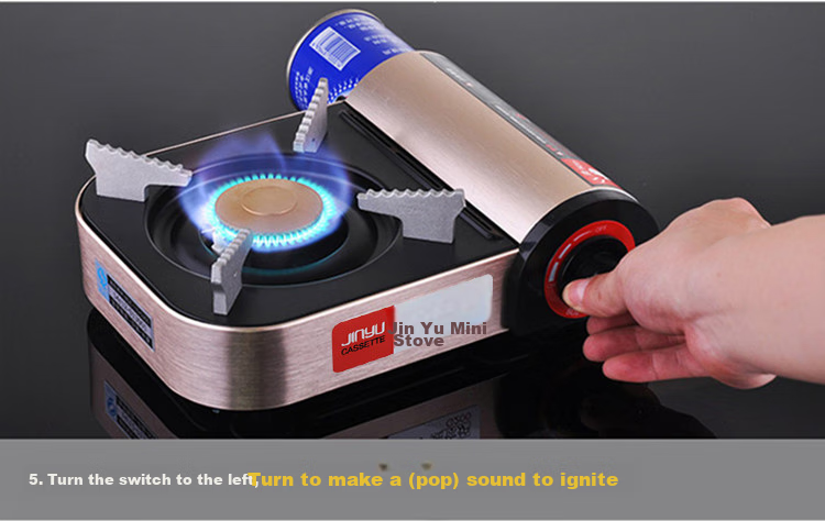Jinyu Mini Portable Gas Stove Outdoor Camping Burner Gas Cooker for Outdoor Use 14