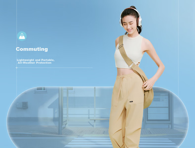Meilicheng Hou Minghao Same Style Casual Pants for Women, Quick-Dry Cool-Feeling Cargo Pants, Lightweight Sports Pants, Straight-Leg Paratrooper Sun Protection Pants Z005 19
