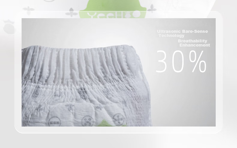 YEEHOO Little Green Pants Baby Diapers Size S 25pcs Ultra-thin Breathable Leak-proof Suitable for Babies Anti-rash 9