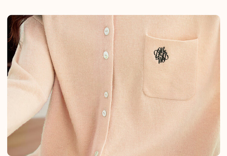 Dme [100% Merino Wool Shirt-Style Sweater], Winter Lapel Cardigan, Letter Embroidery Knit Sweater, Women's Top 3