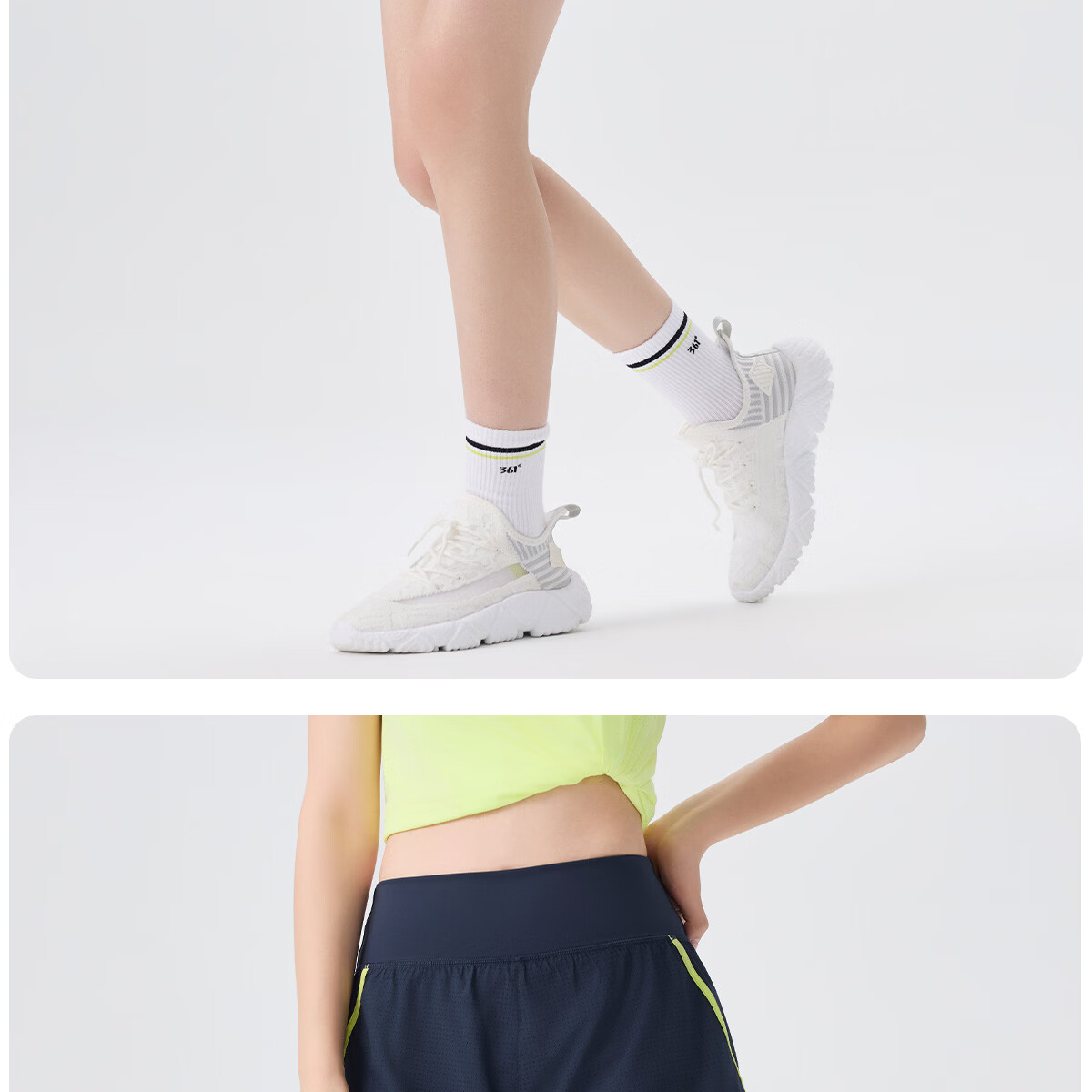 361° Women's Sports Shorts Summer New Anti-Exposure Yoga Fake Two-Piece Fitness Running Shorts 26