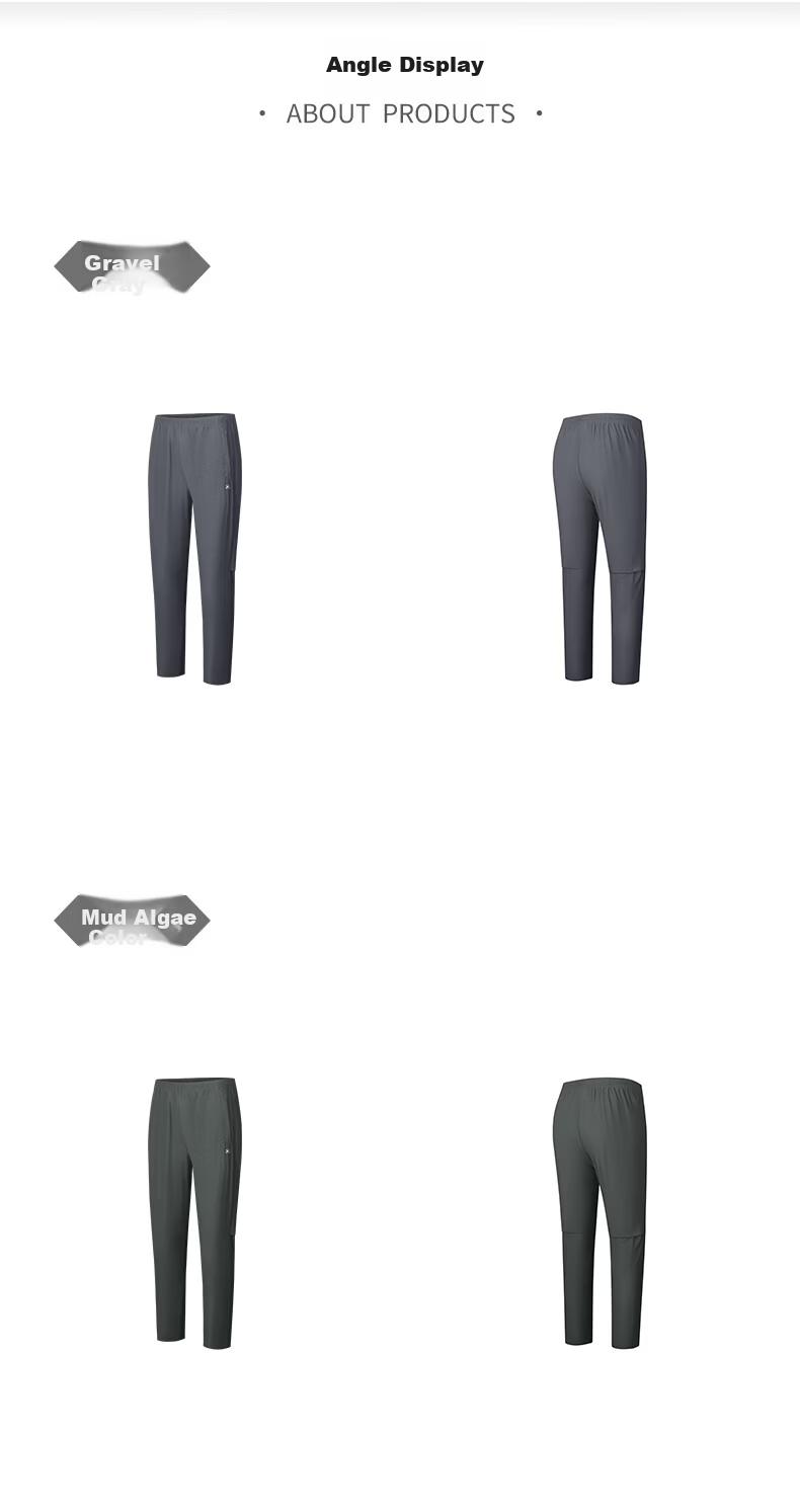 361° Men's Sports Pants Spring Summer Sun Protection Casual Sweatpants Running Loose Fit Cooling Straight Leg U-Shaped Pants 652614708-2 29