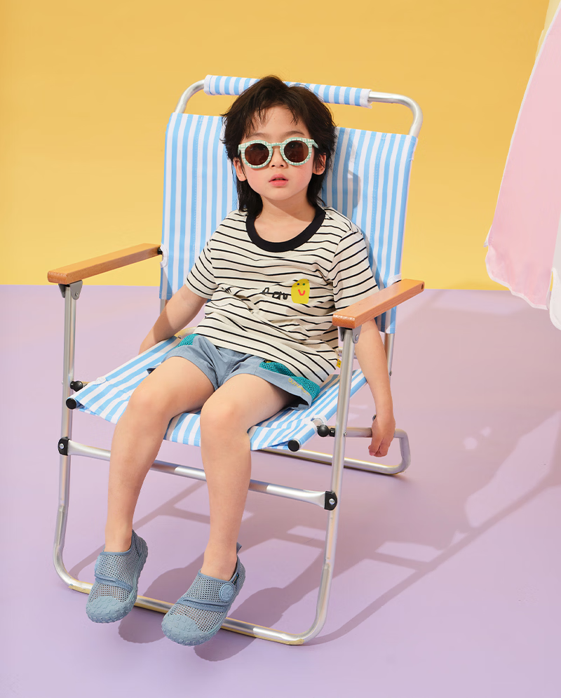 TOPSTAR 2026 Summer New Kids Sandals Girls Indoor Kindergarten Soft Sole Canvas Shoes Boys Green Size 24 2
