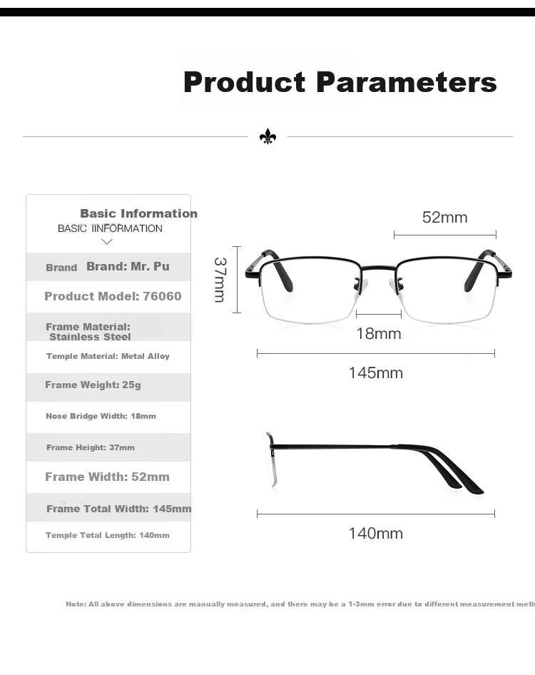 Mr.PuTian Blue Light Blocking Reading Glasses for Men and Women, Business Style, High Definition, Black Frame, +2.50 Diopters (Ages 60-64) 12