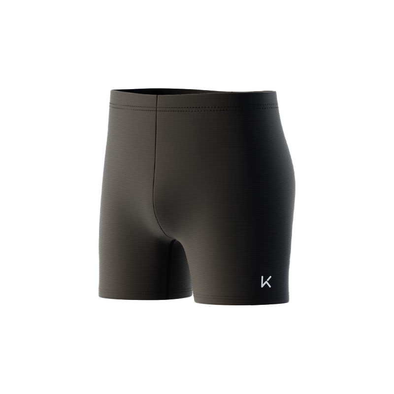 Keep Men's Swim Trunks, Anti-Embarrassment Quick-Dry Chlorine-Resistant Professional Swimwear, Large Size Swimsuit, Swimming Equipment, Black, M