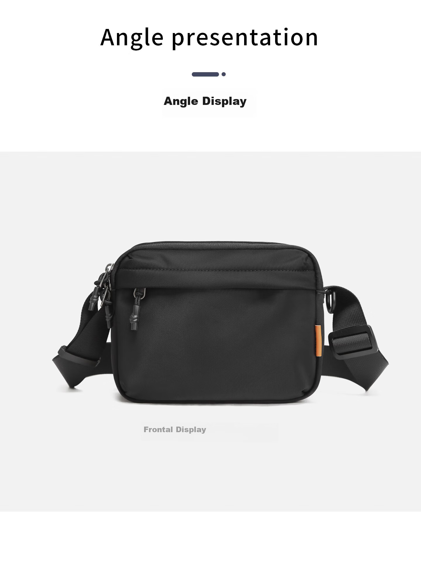 BJIAX Lightweight Portable Functional Crossbody Bag Commuter Men's Small Shoulder Bag Outdoor Casual Trendy Single Shoulder Bag Gift for Dad 7