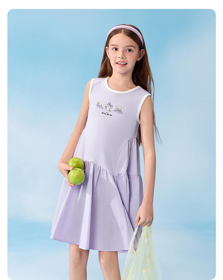 Balabala [balaOne] Girls' Dress Children's Sleeveless Vest Dress Summer 2026 28