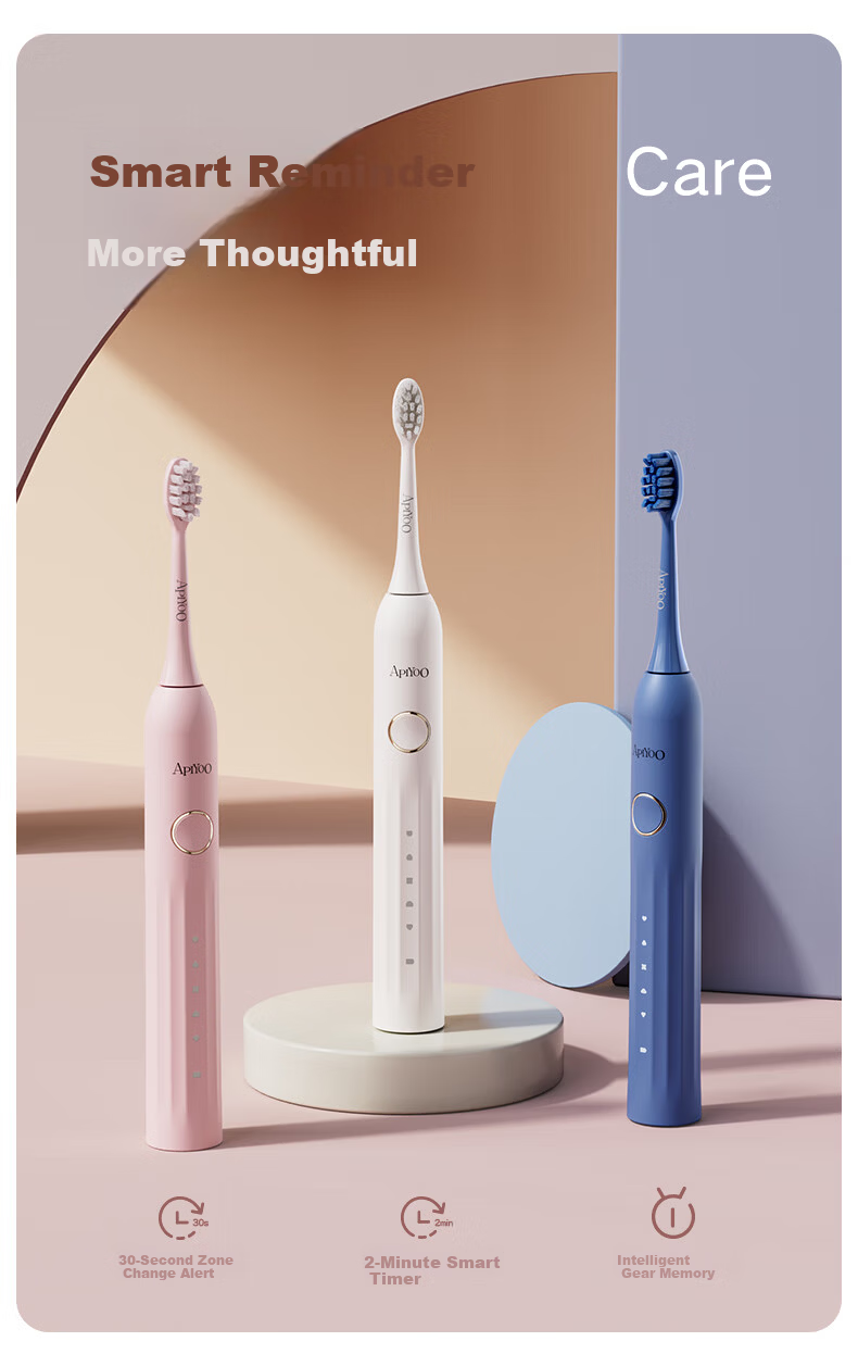 ApiYoo AiYou Y1 Set Adult Couple Electric Toothbrush 2-Pack Deep Cleaning Gift for Boyfriend and Girlfriend Newlyweds Engagement Wedding Newlywed Gift 13