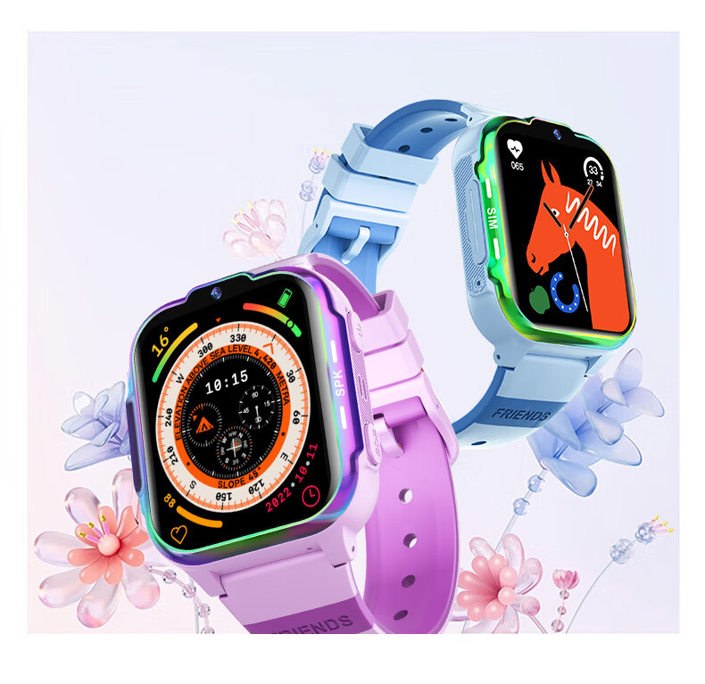 HUWXMAXI Kids 5G SIM Card Phone Watch Waterproof GPS Tracker for Boys and Girls Ages 6-18, Compatible with All Networks 1
