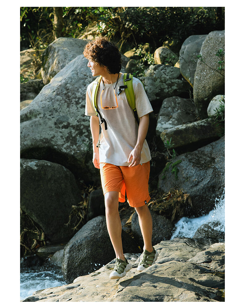 Anta Outdoor Quick-Dry Sports Short Sleeve T-Shirt Men Summer New Solid Color Breathable Trendy Knit Base Layer Top 10